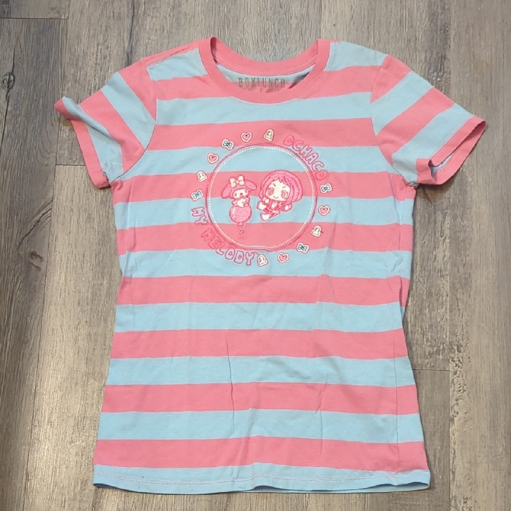 Kids Striped Pink and Blue T-Shirt